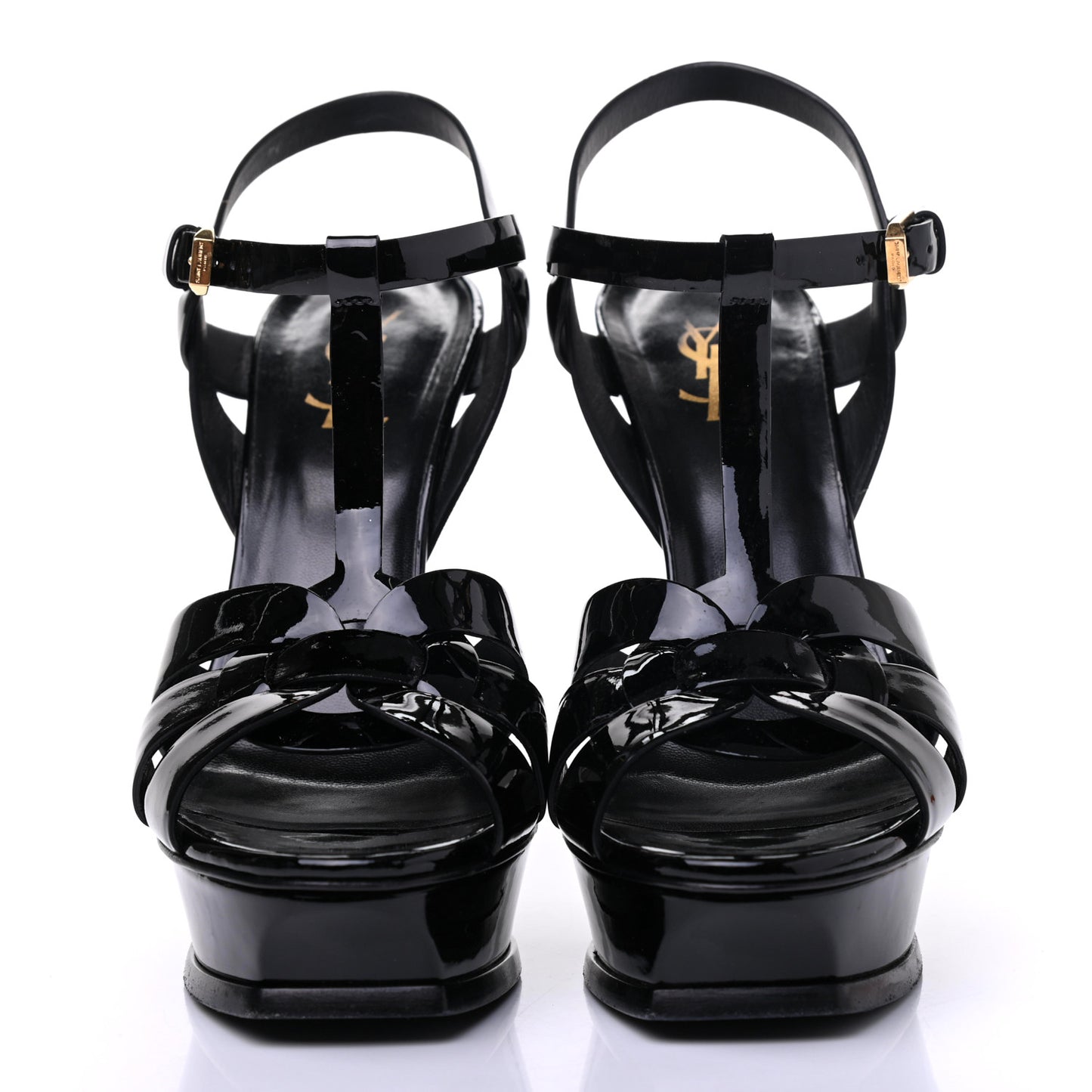 Patent Tribute 105 Platform Sandals 40 Black