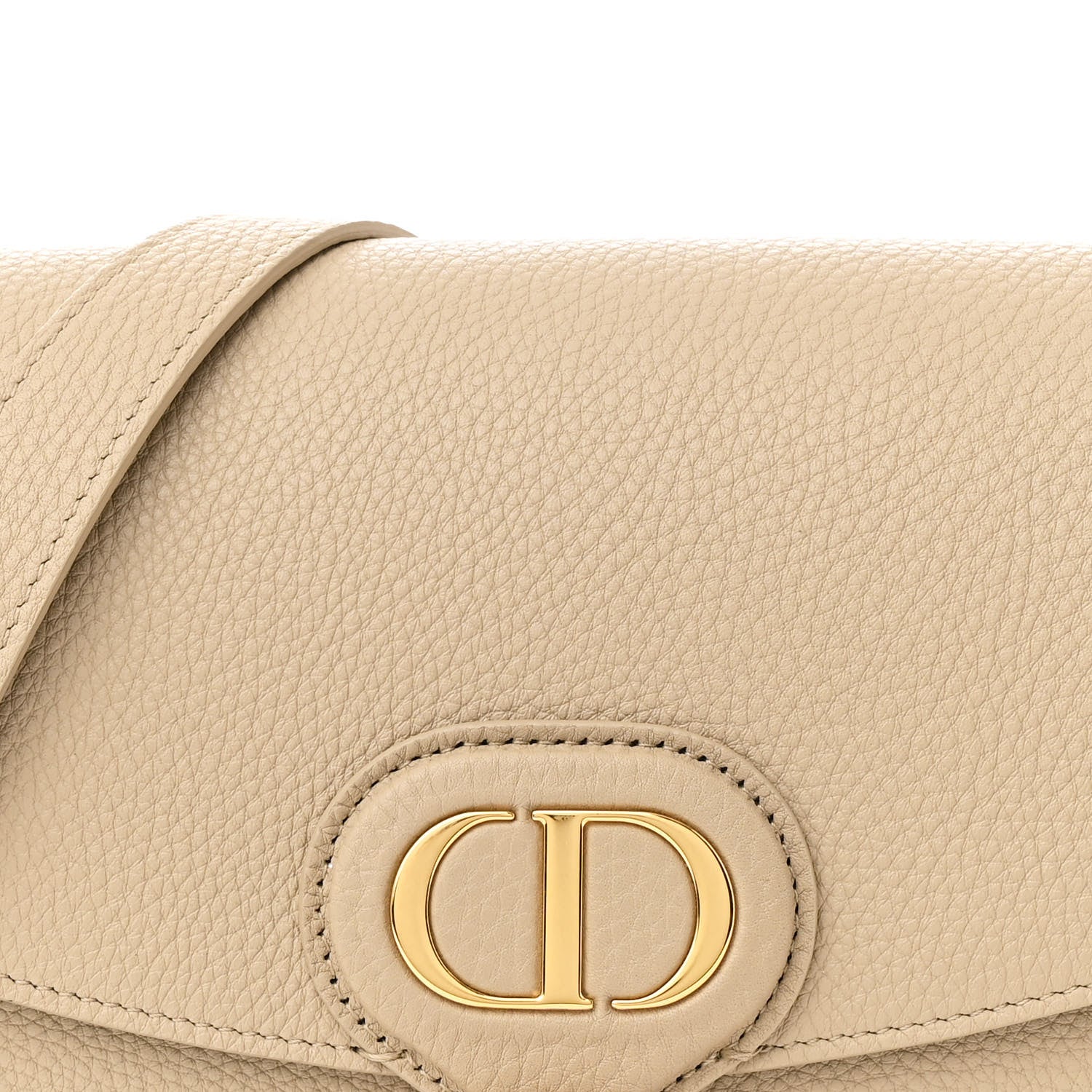 Christian Dior Grained Calfskin Medium Bobby Flap Beige 8 of 10