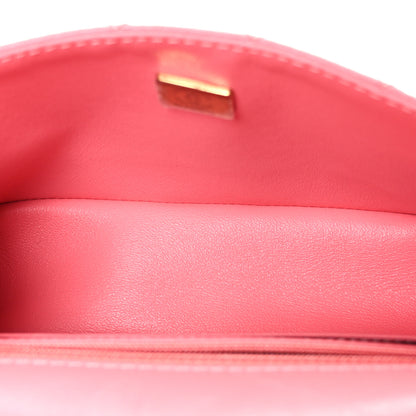Chanel Aged Calfskin Quilted 2.55 Reissue Mini Flap Pink 5 of 10