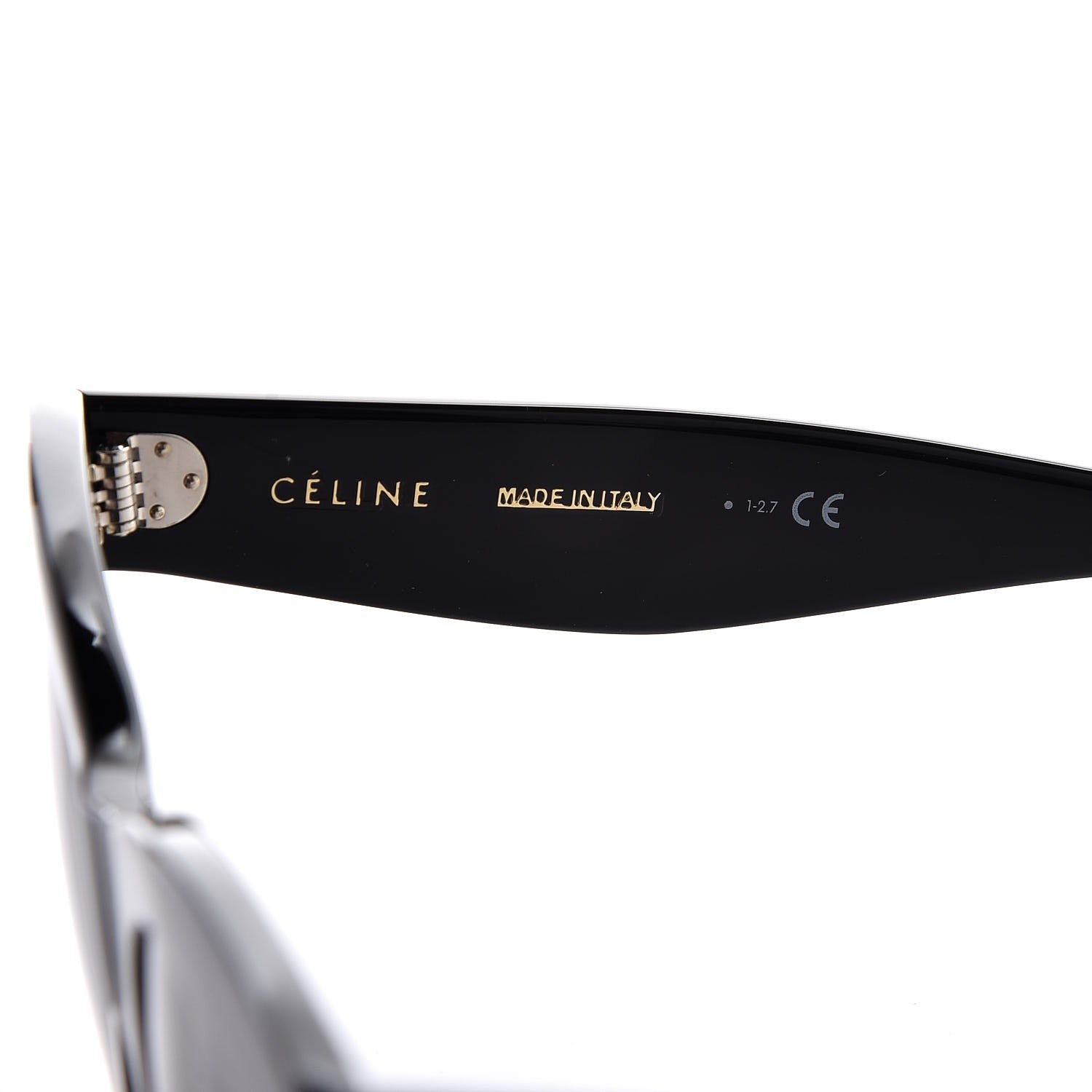 Celine Acetate Cat Eye Sunglasses CL40004I Havana Black 5 of 7