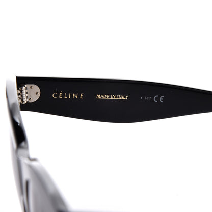 Celine Acetate Cat Eye Sunglasses CL40004I Havana Black 5 of 7