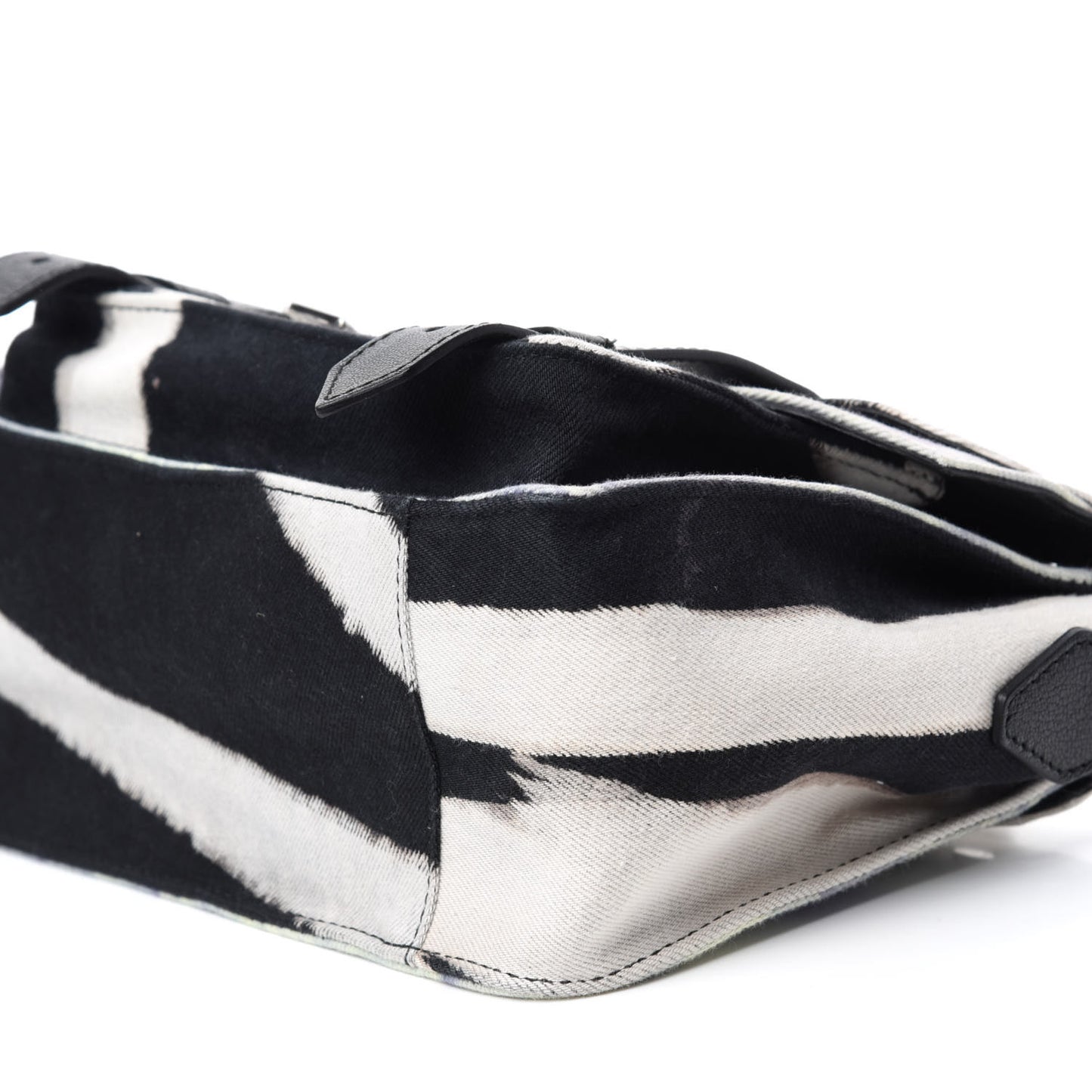 Canvas Tie Dye Tiny PS1 Satchel Black Lime