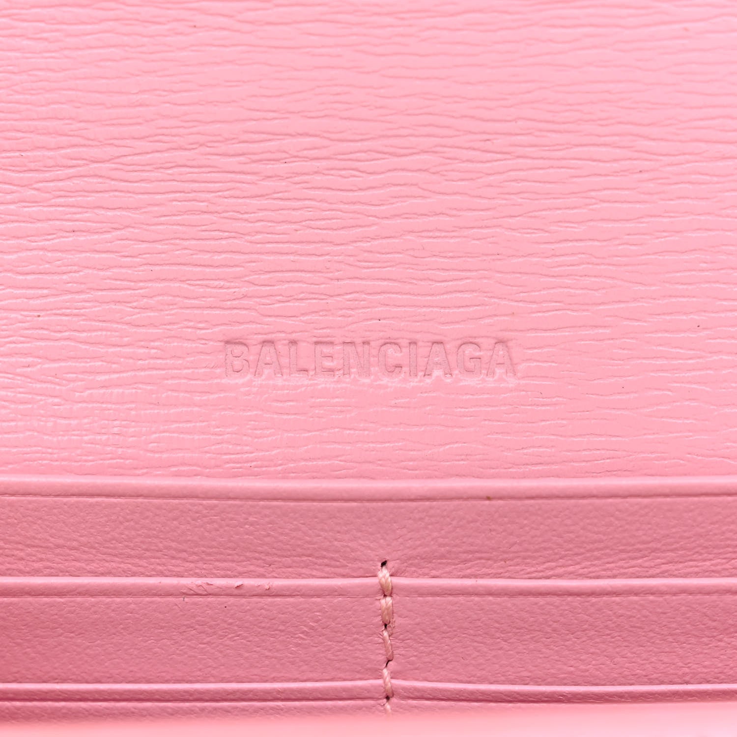 Balenciaga Calfskin Stripe Embossed Gossip Chain Bag XS Candy Pink 6 of 15