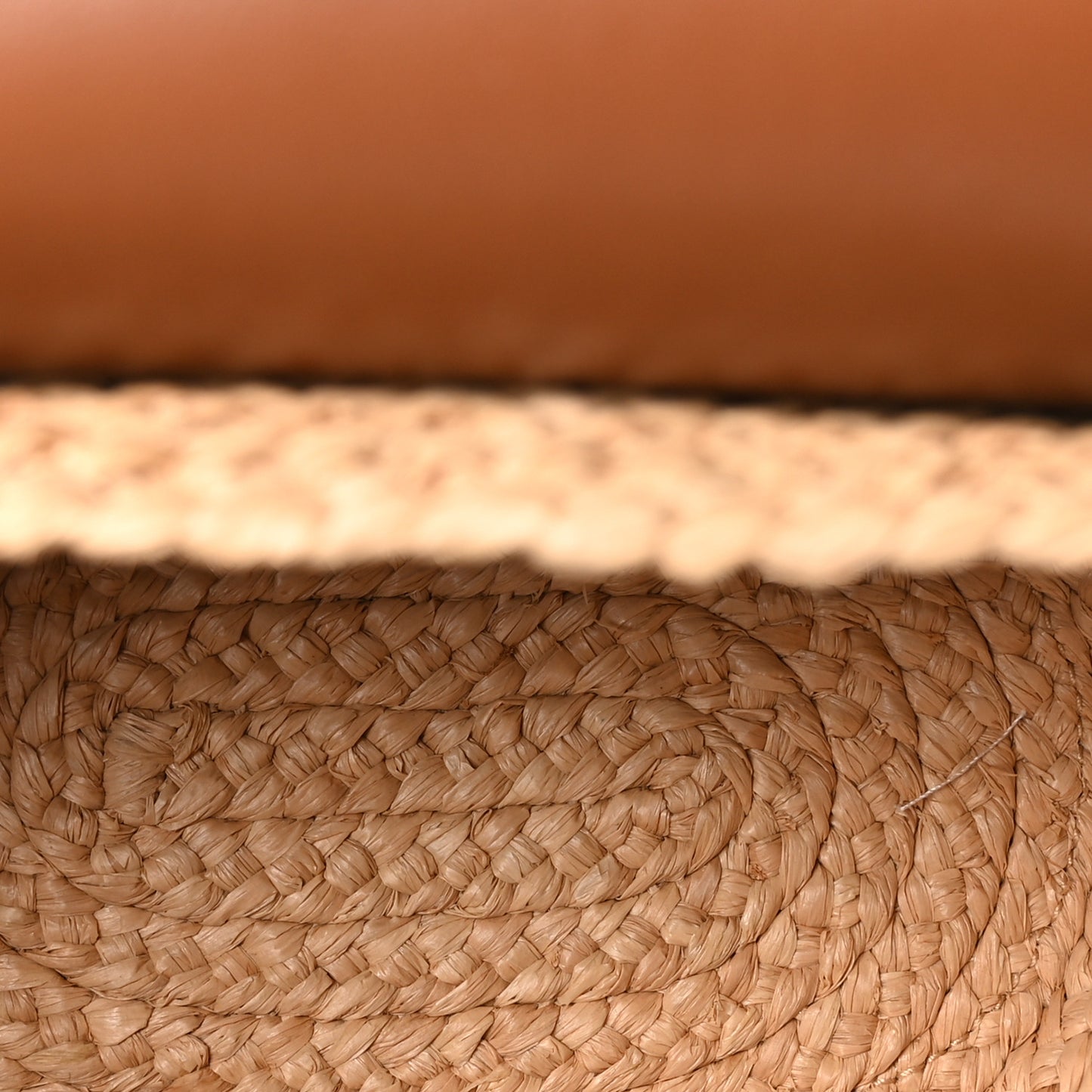 Raffia Calfskin Mini Manon