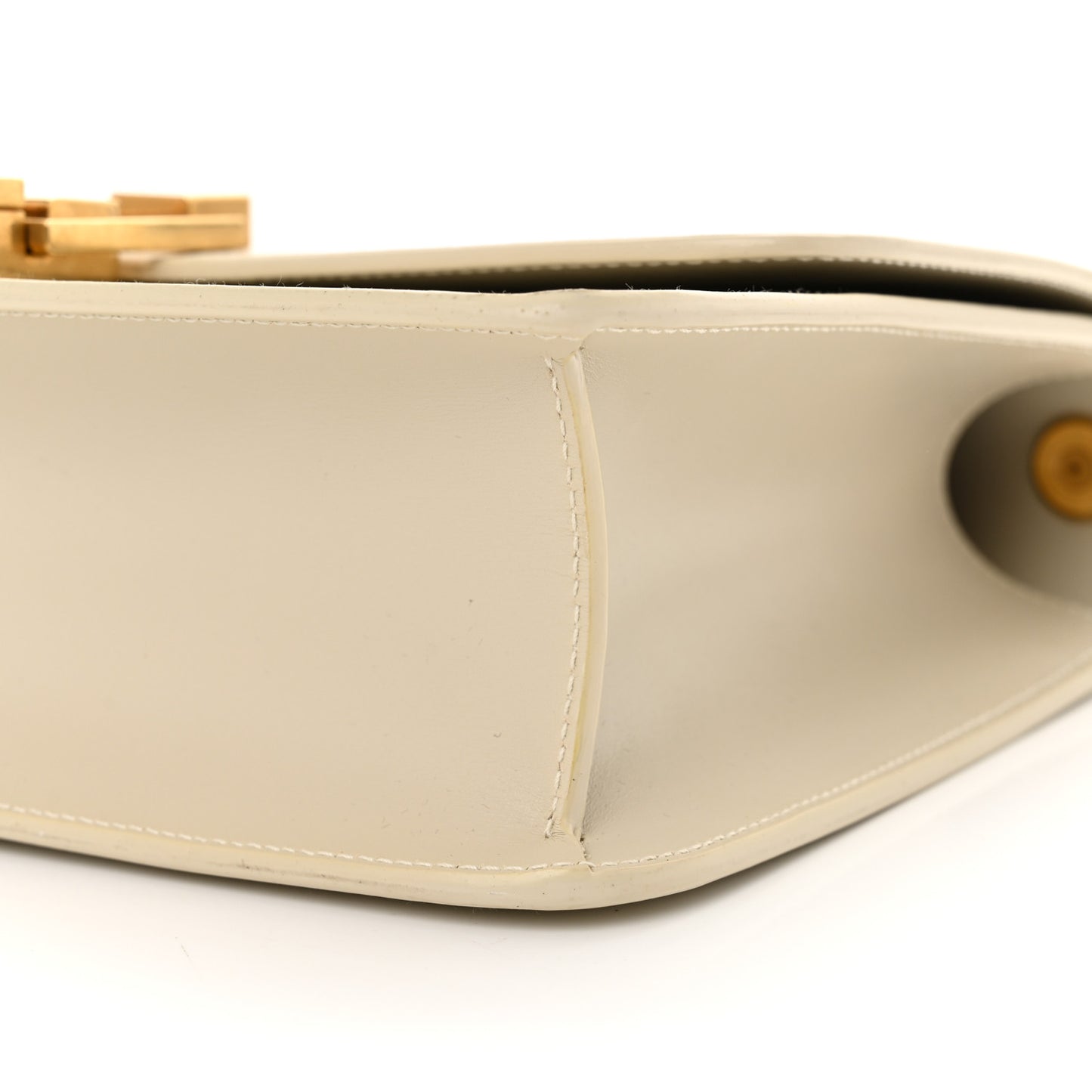 Smooth Calfskin Le Carre Satchel Dark Beige