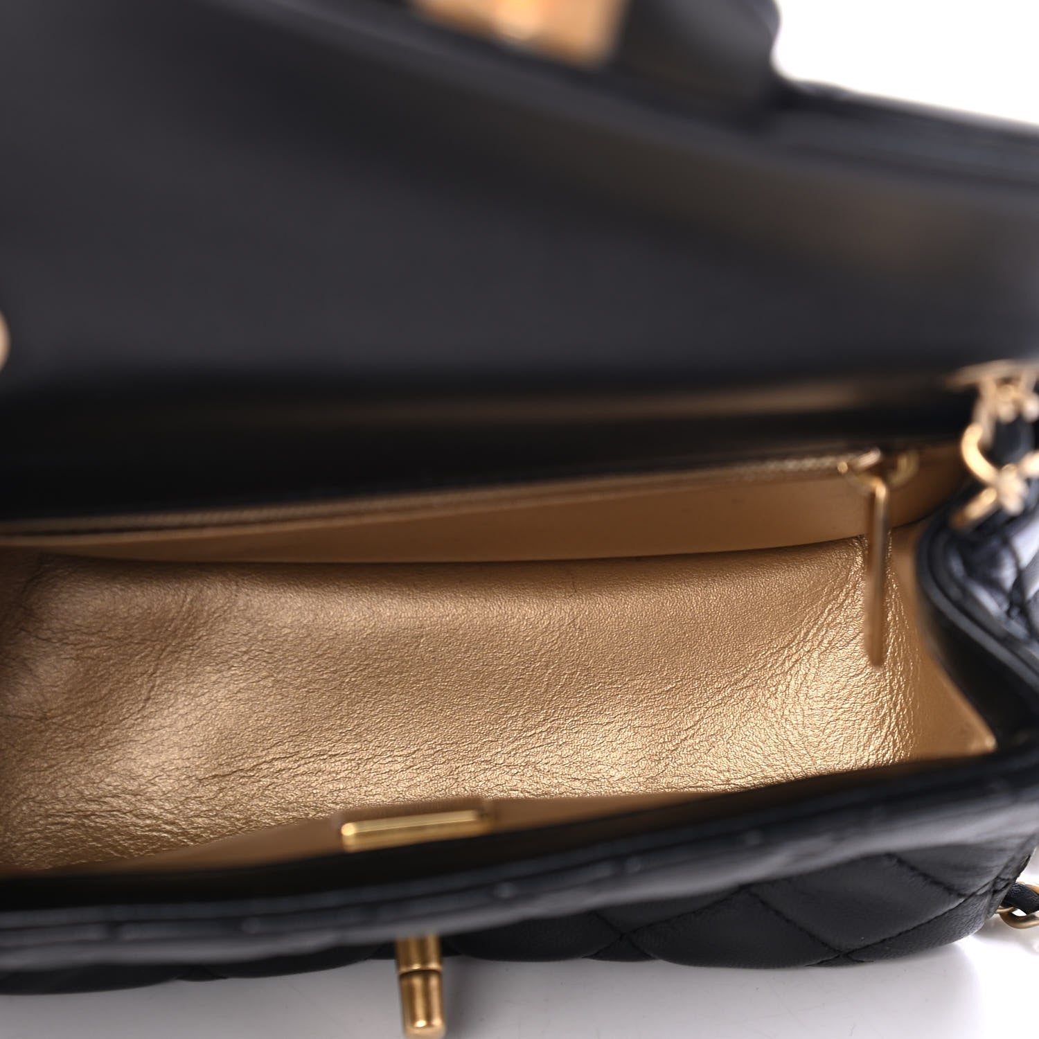 Chanel Lambskin Quilted Mini Pearl Crush Flap Black 4 of 4