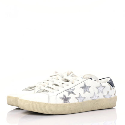 Saint Laurent Nappa Star Court Sneakers 39 Off White 2 of 13