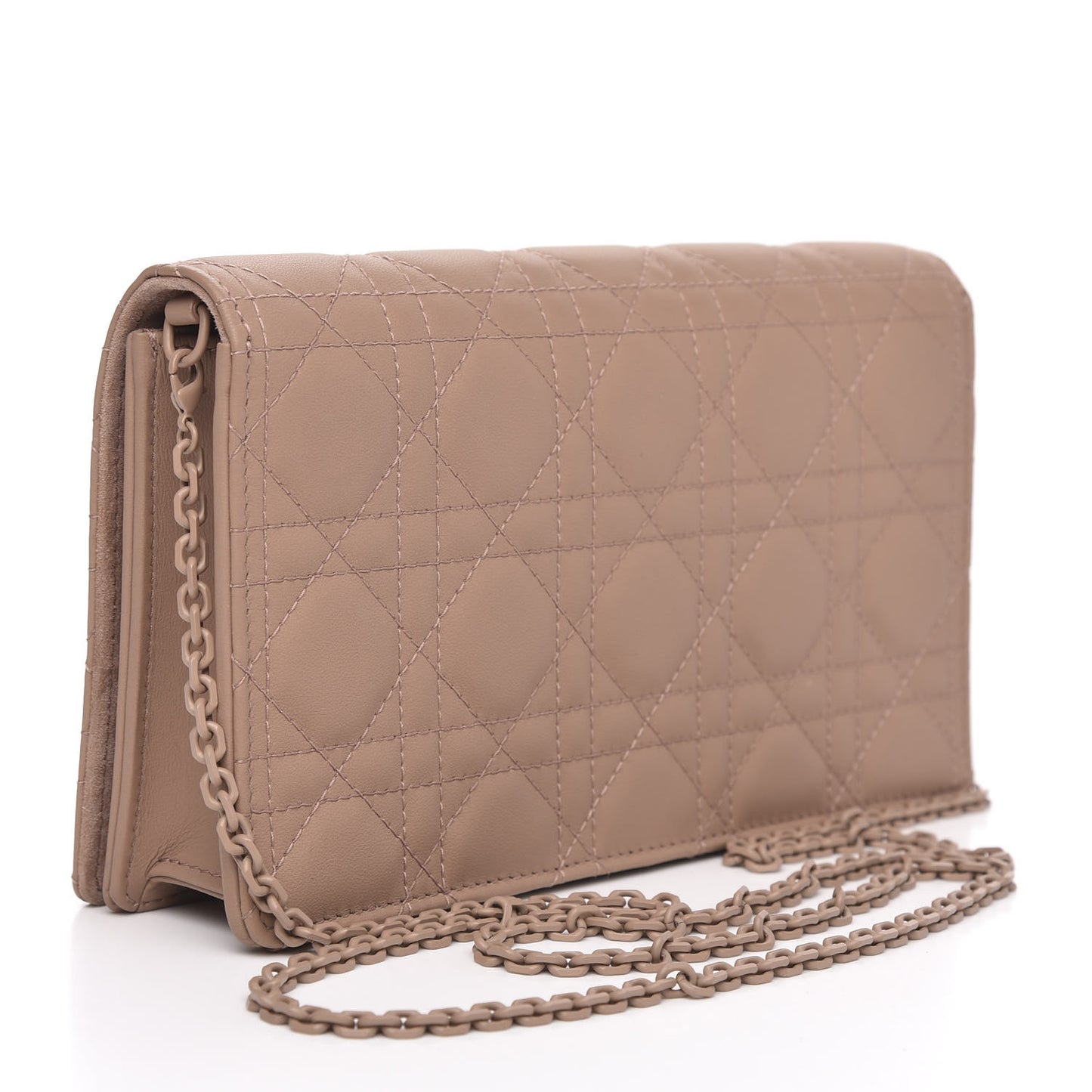 Ultra Matte Calfskin Cannage Lady Dior Clutch Fard