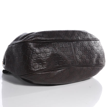 Gucci Guccissima Medium Sukey Hobo Dark Brown 4 of 11