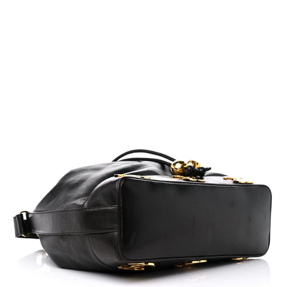 Chanel Lambskin CC Drawstring Shoulder Bag Black 4 of 13