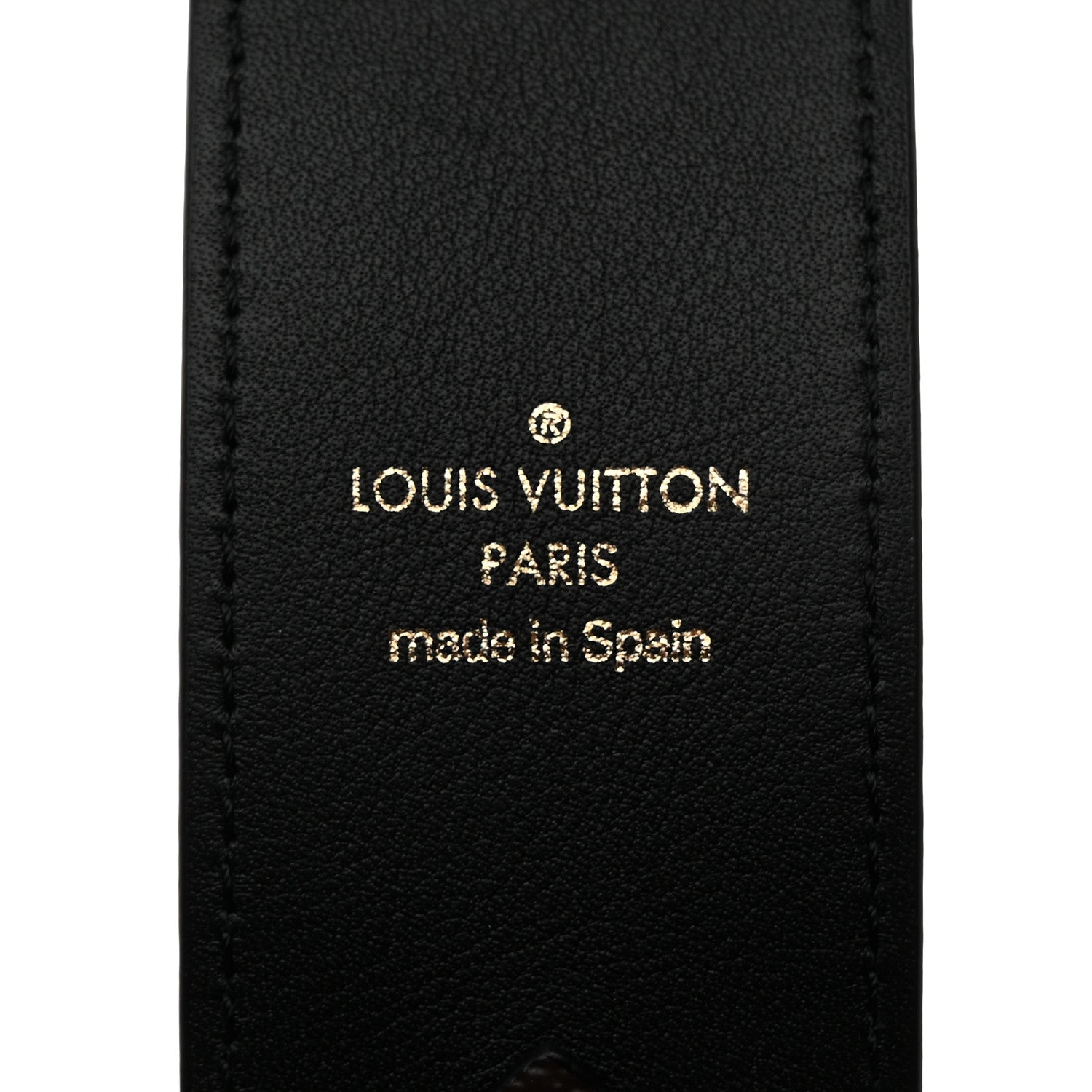 Louis Vuitton Monogram Bandouliere Shoulder Strap Black 3 of 6