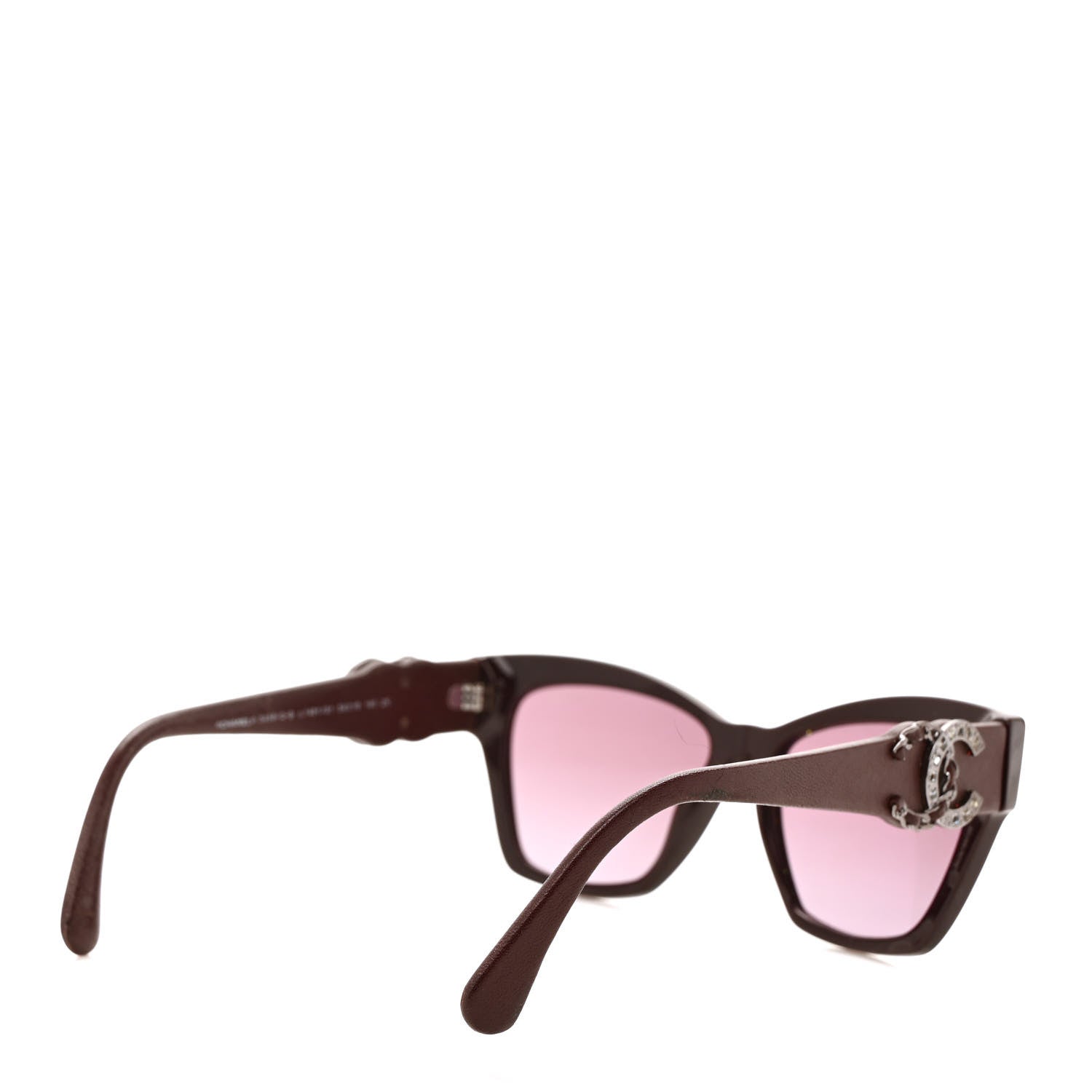 Chanel Acetate Square Cat Eye CC Sunglasses 5456-Q-B Red 4 of 8
