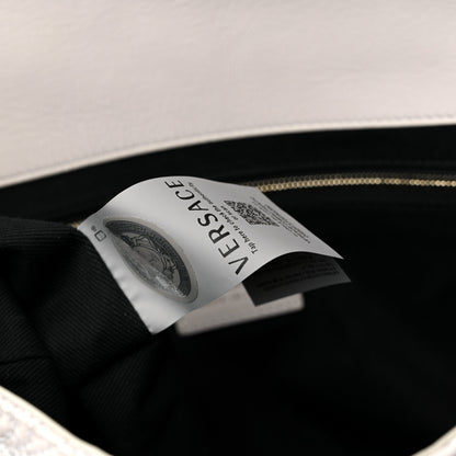 Versace Nappa Barocco Quilted Vanitas Crossbody White 7 of 9