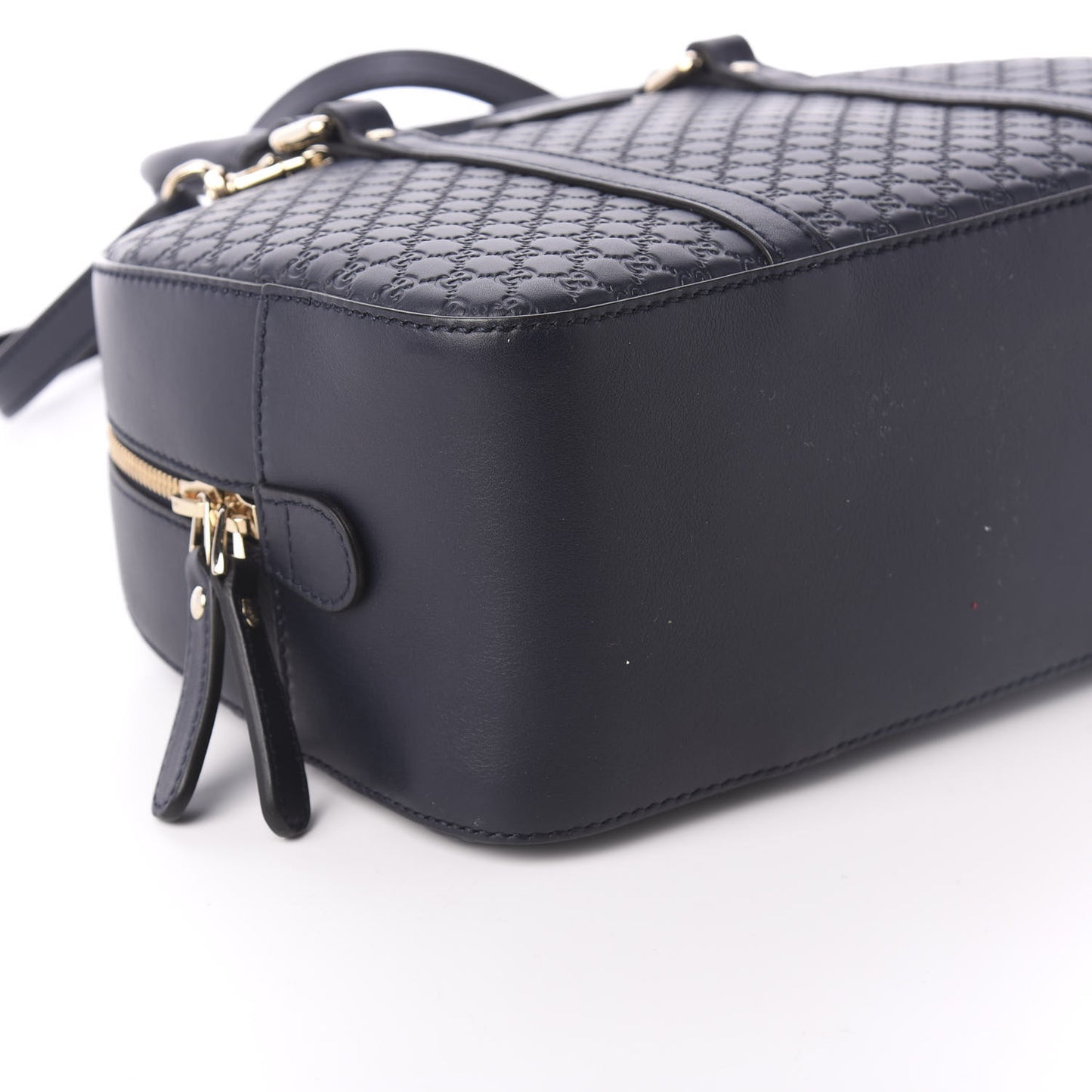 Microguccissima Medium Crossbody Bag Blue