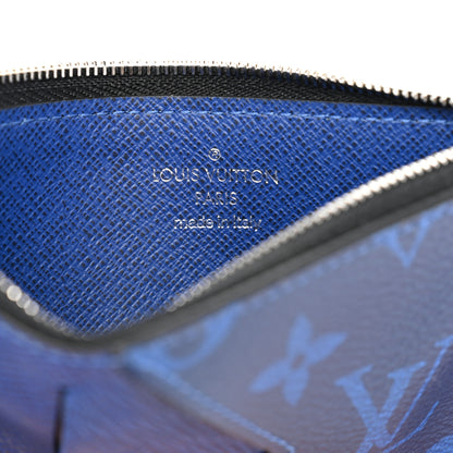 Louis Vuitton Monogram Taiga Coin Card Holder Cobalt 6 of 6