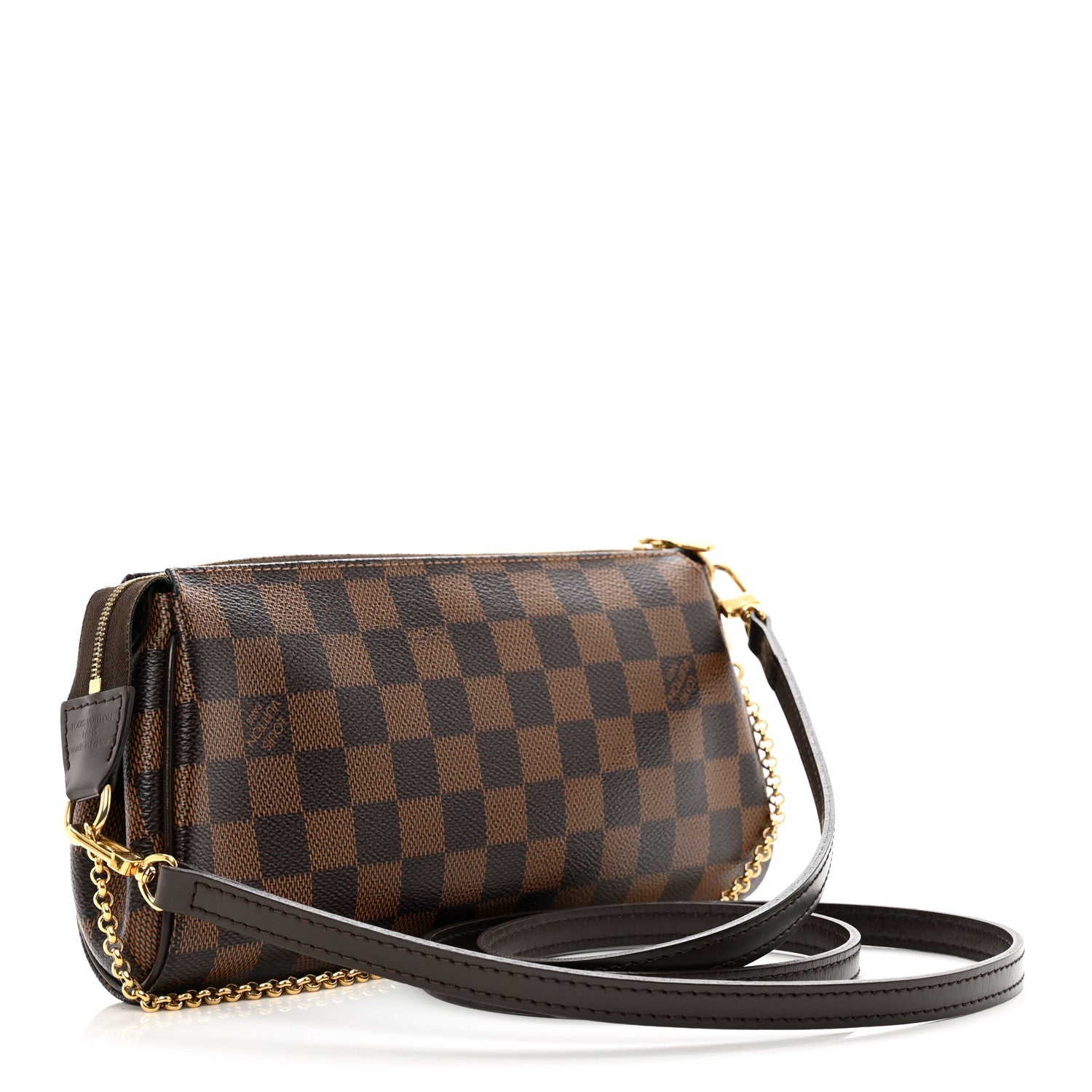 Louis Vuitton Damier Ebene Eva Clutch 3 of 10