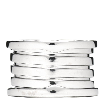 Bulgari 18K White Gold B.Zero1 Five-Band Ring 52 6 3 of 6