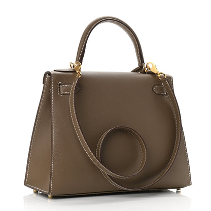 Hermes Epsom Kelly Sellier 28 Etoupe 3 of 11