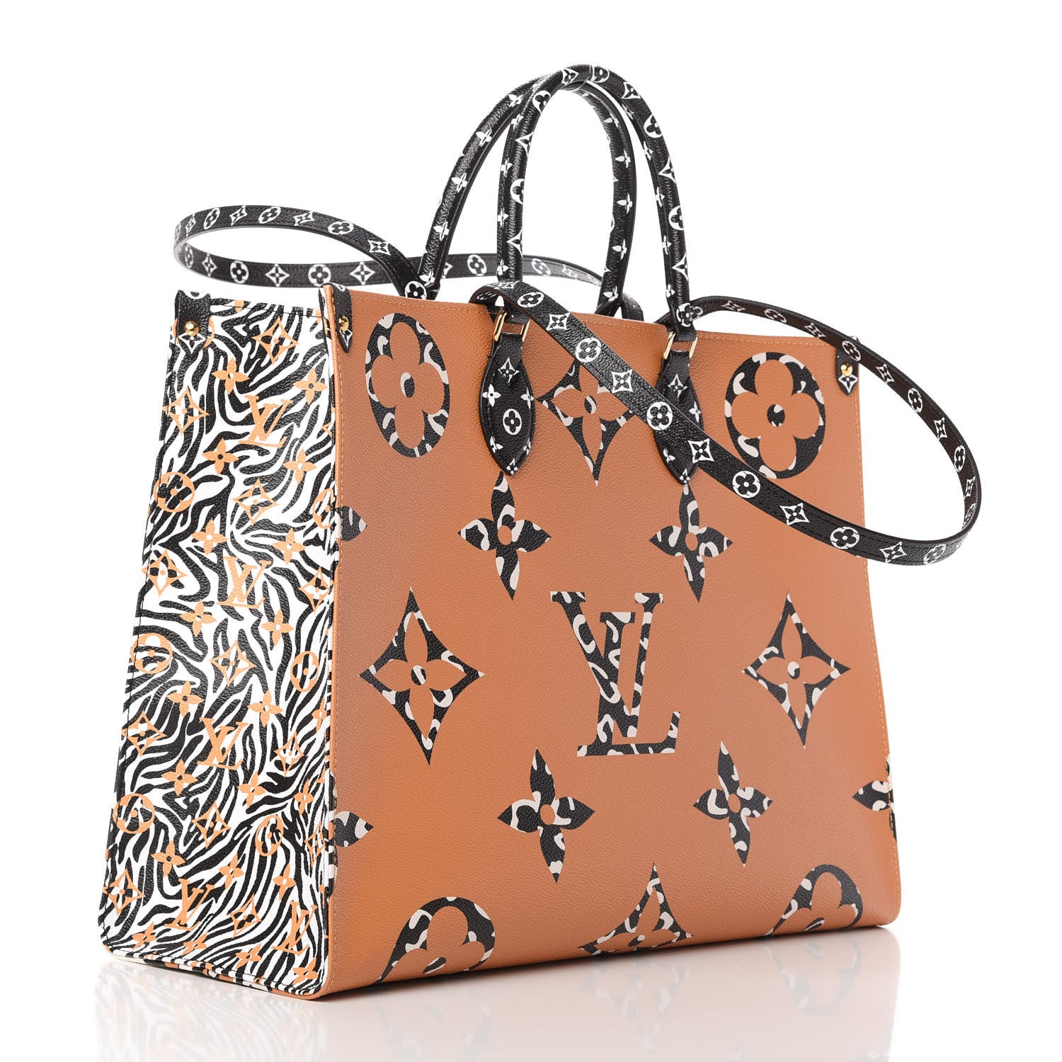 Louis Vuitton Monogram Giant Jungle Onthego GM Ivory 3 of 10