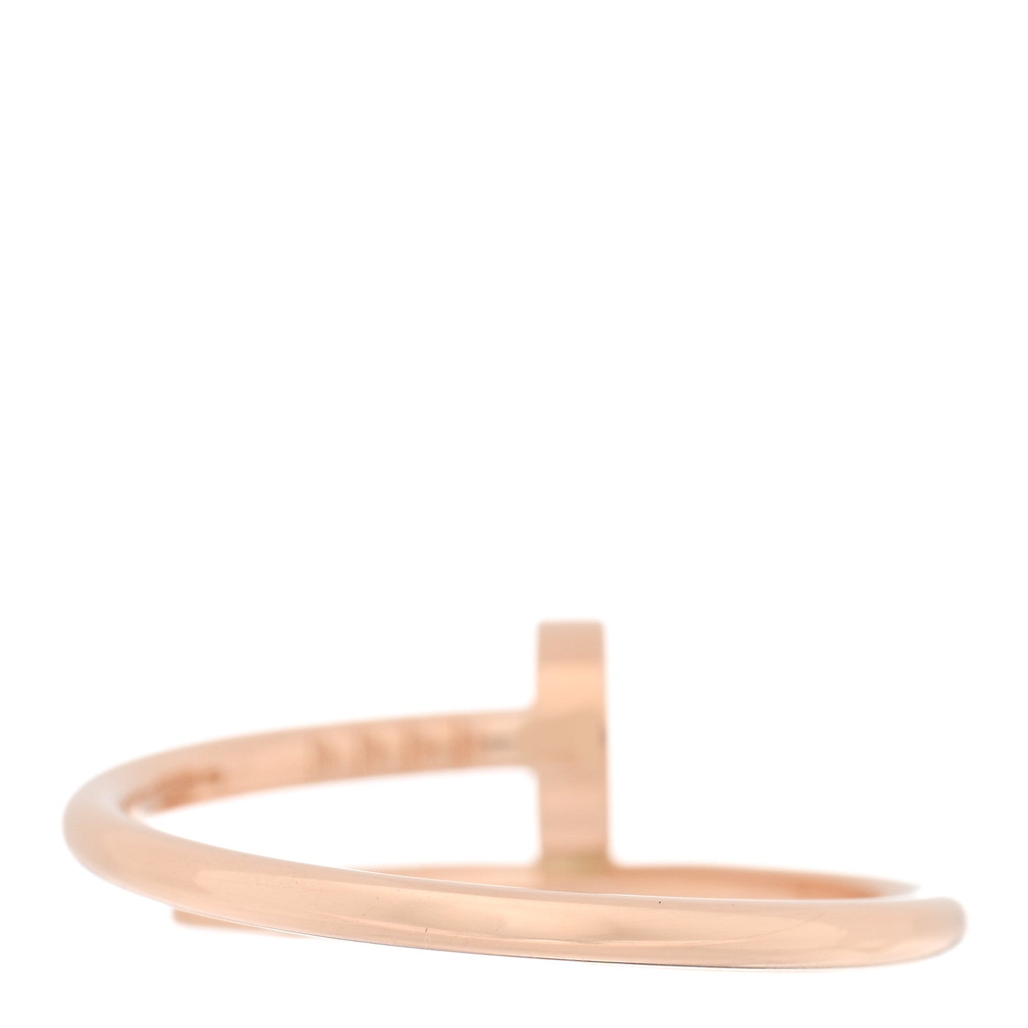Cartier 18K Pink Gold Small Juste Un Clou Ring 54 7 3 of 5