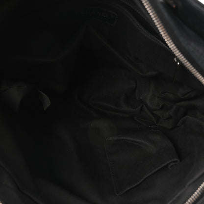 Chanel Calfskin Large Diamond Stitch Tote Black 5 of 10
