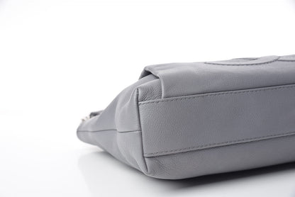 Chanel Caviar Large CC Tuck Tote Grey 8 of 11