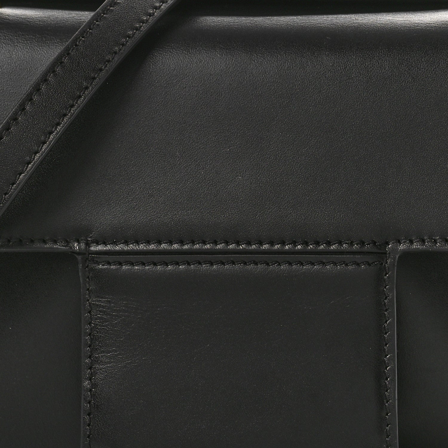 Tom Ford Palmellato Calfskin Hidden TF Top Handle Black 8 of 10