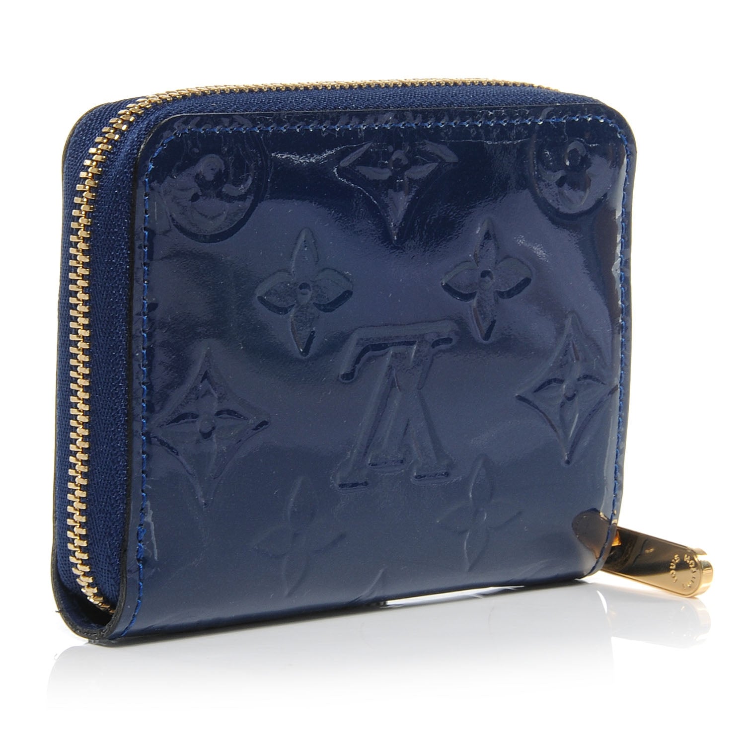 Louis Vuitton Vernis Zippy Coin Purse Grand Blue 3 of 8