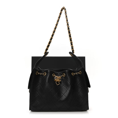 Chanel Caviar Quilted Small Chanel 25 Handbag Black 11 of 11