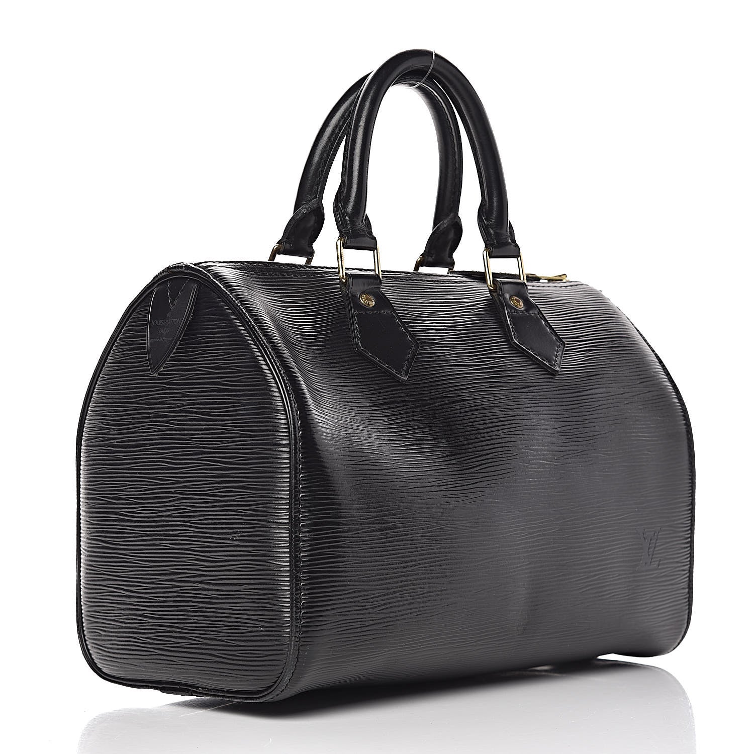 Louis Vuitton Epi Speedy 25 Black 3 of 19