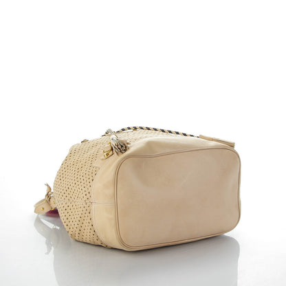 Balenciaga Agneau Arena Laser Cut Cross Classic Gold Hardware Medium Pampille Praline 2 of 7