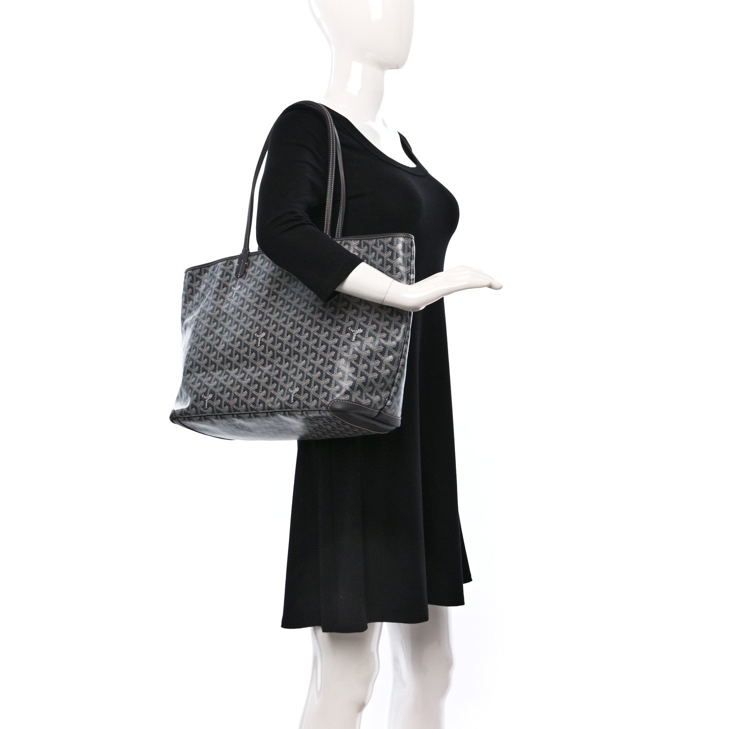 Goyard Goyardine Artois MM Grey 2 of 9