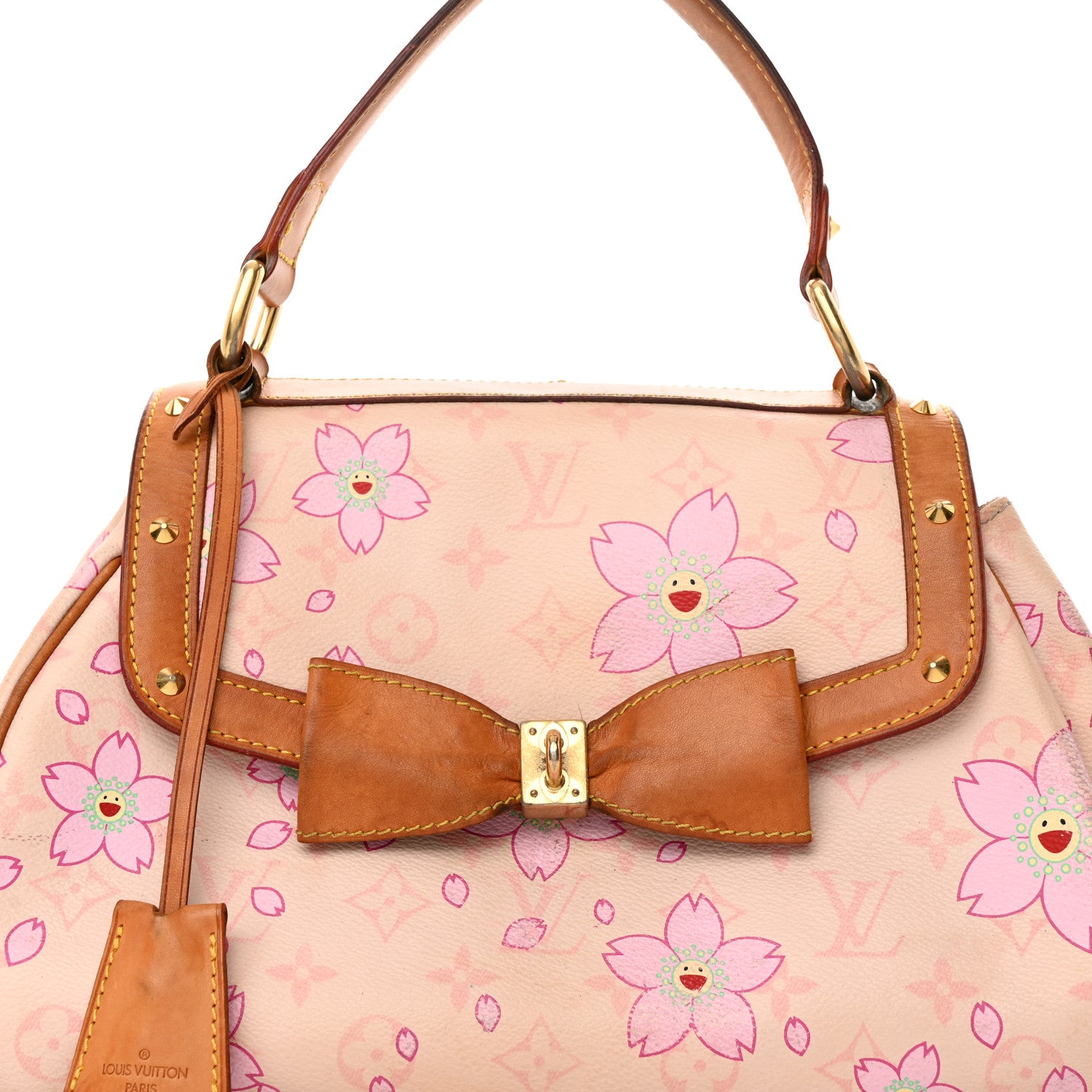 Louis Vuitton Monogram Cherry Blossom Sac Retro Pink 7 of 25