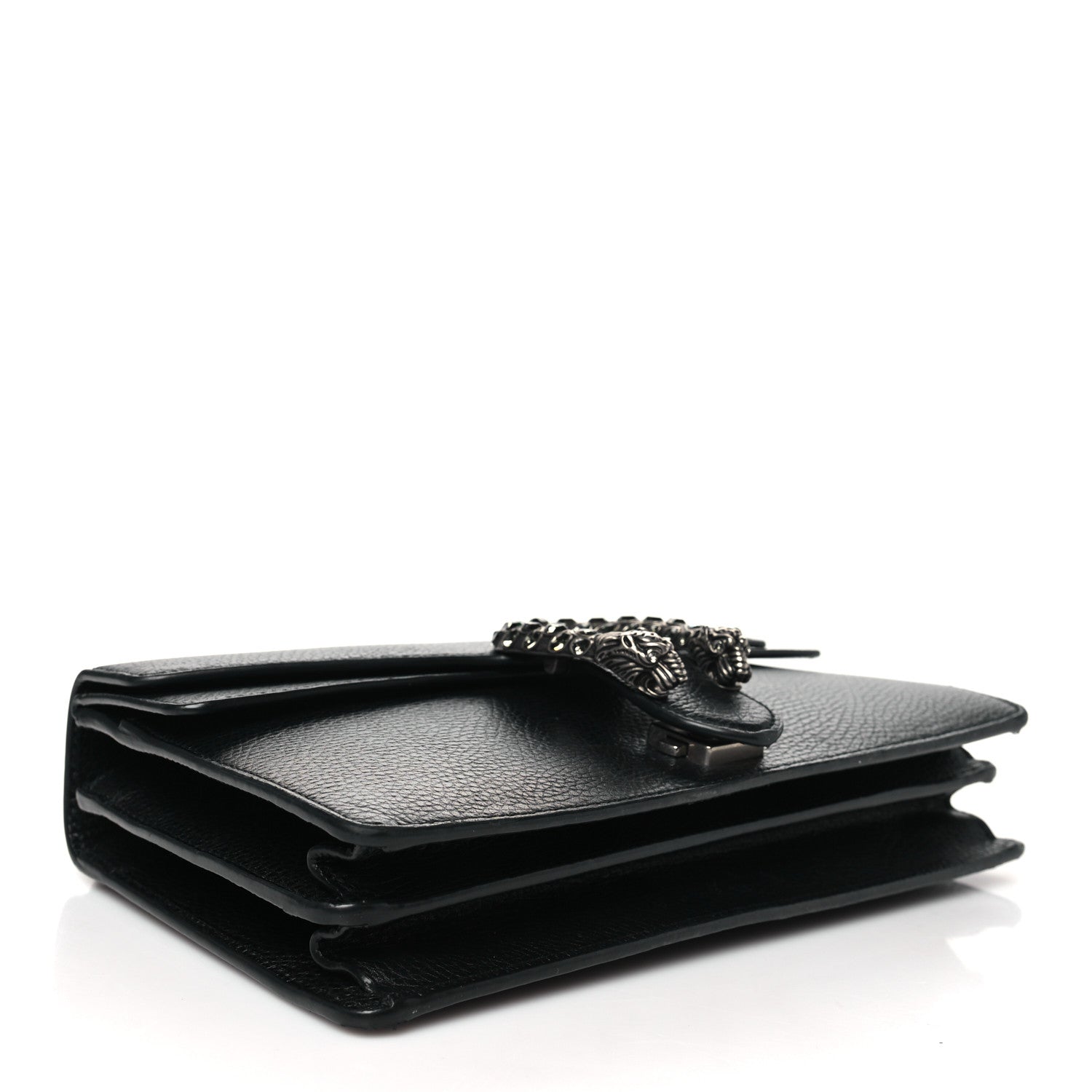 Gucci Pebbled Calfskin Small Dionysus Shoulder Bag Black 4 of 10