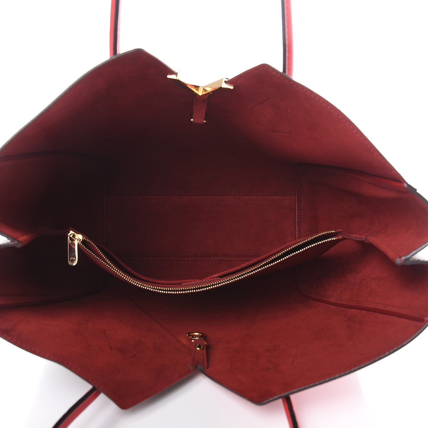 Calfskin Monogram Kimono Tote Cherry