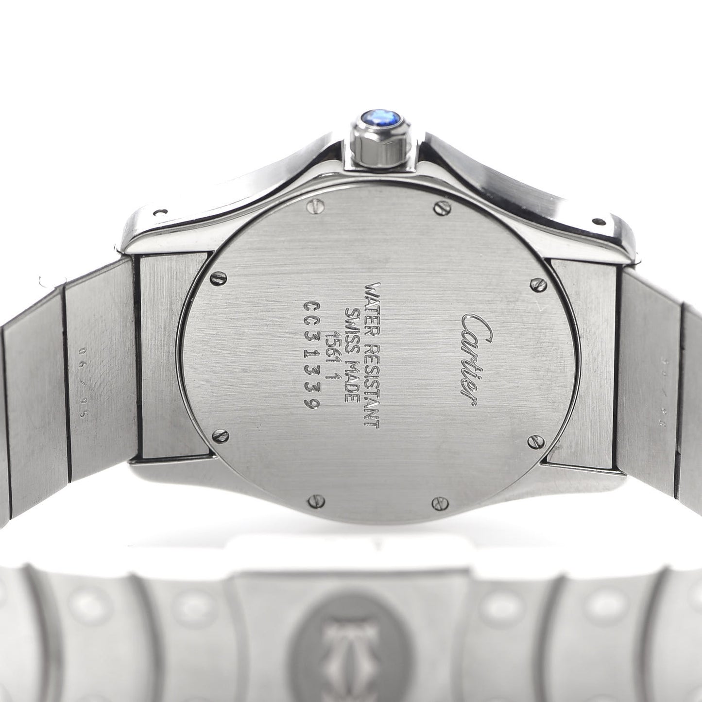 Stainless Steel 29mm Santos Cougar Quartz Watch