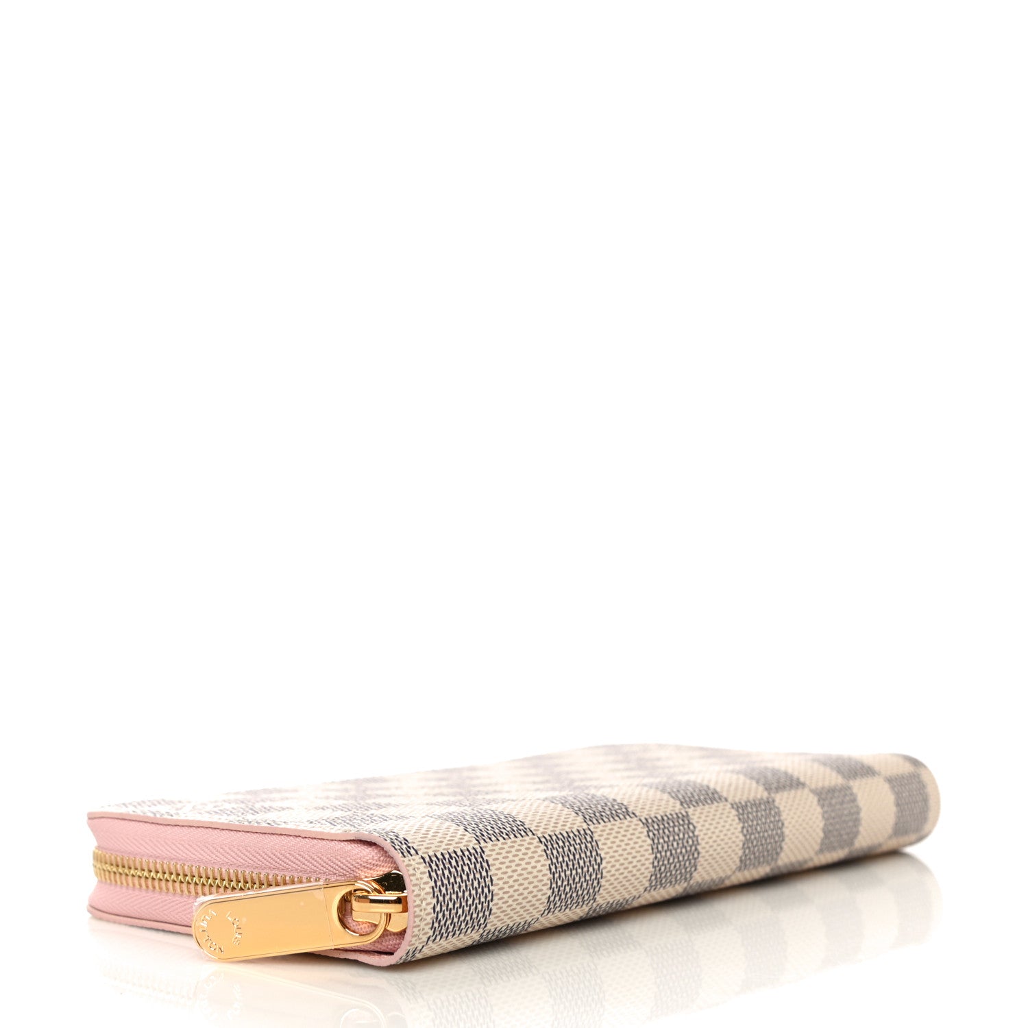 Louis Vuitton Damier Azur Zippy Wallet Rose Ballerine 4 of 10