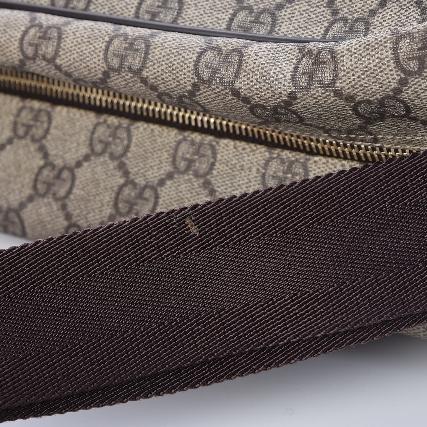 GG Plus Monogram Large Messenger Bag Dark Brown