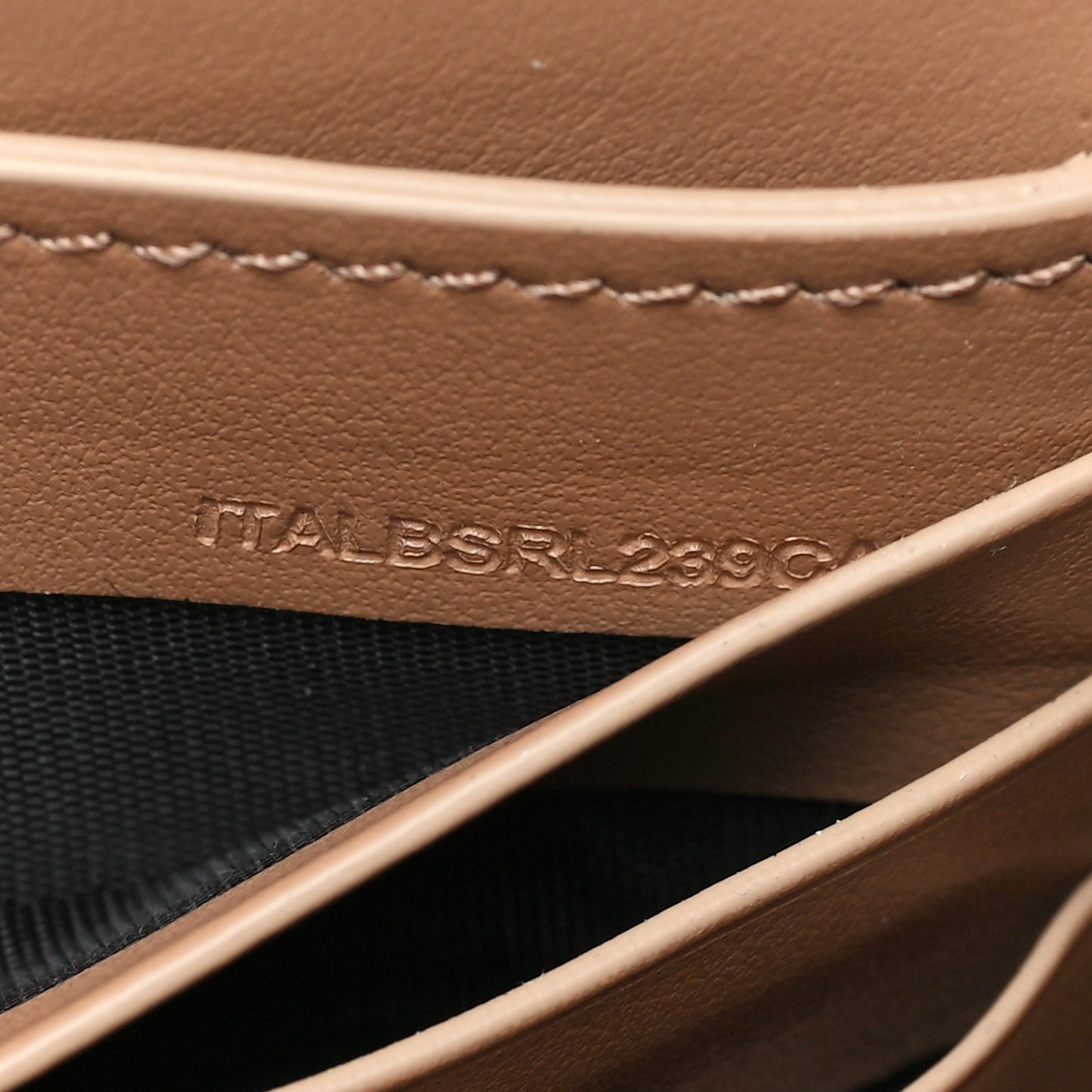 Calfskin Monogram TB Hazelmere Wallet With Detachable Strap Beige