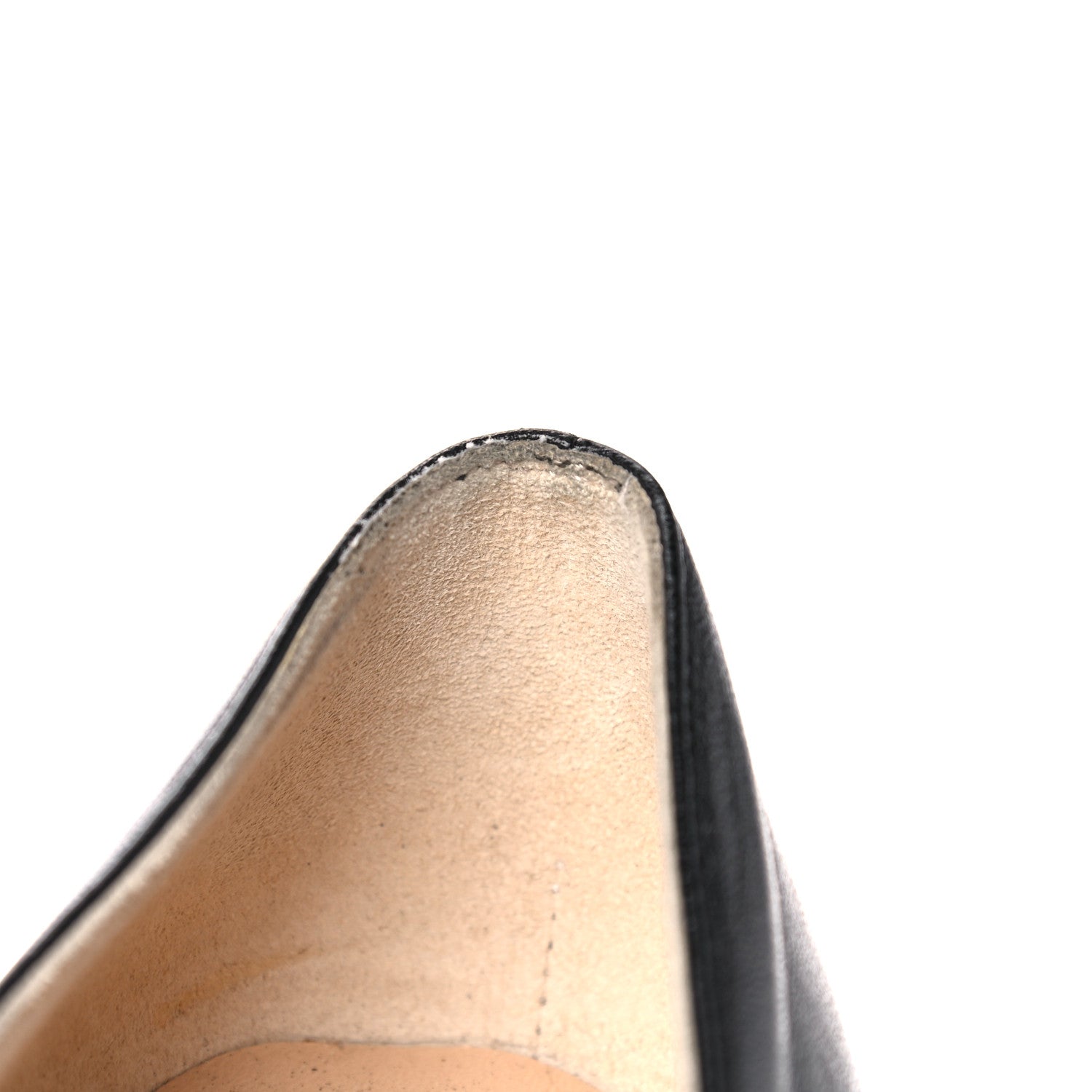 Chanel Lambskin CC Cap Toe Platform Pumps 38.5 Black 16 of 18