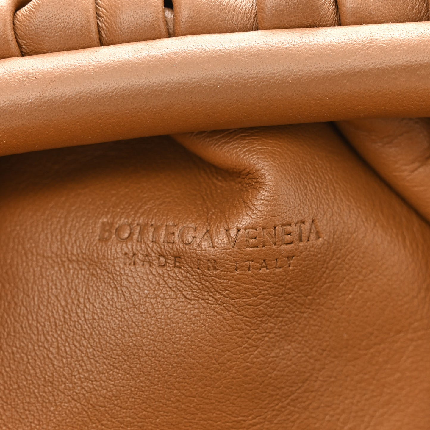 Butter Calfskin The Mini Pouch Camel