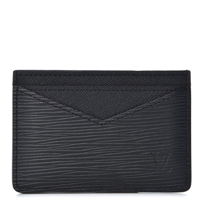 Louis Vuitton Epi Neo Porte-Cartes Card Holder Black 1 of 7