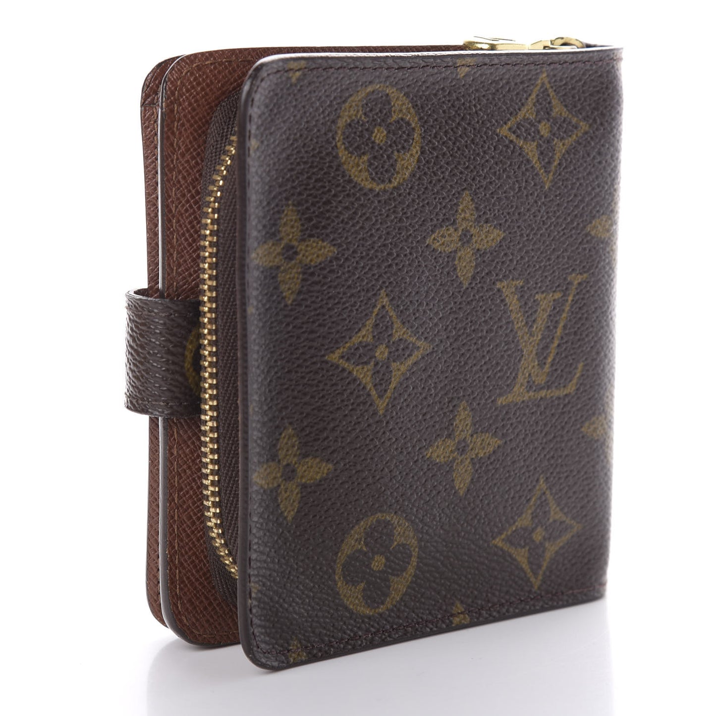Monogram Compact Zippe Zipped Wallet