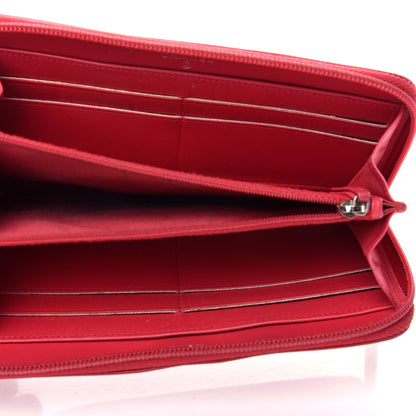 Chanel Caviar Large Timeless CC Zip Around Wallet Red 5 of 9