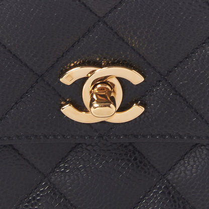 Chanel Caviar Quilted Jumbo Kelly Flap Black 8 of 10