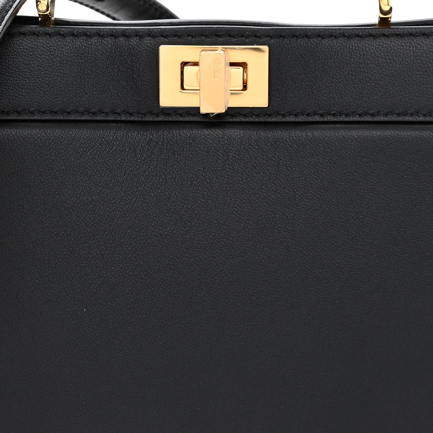 Shiny Nappa Petite Peekaboo I SEE U Satchel Black
