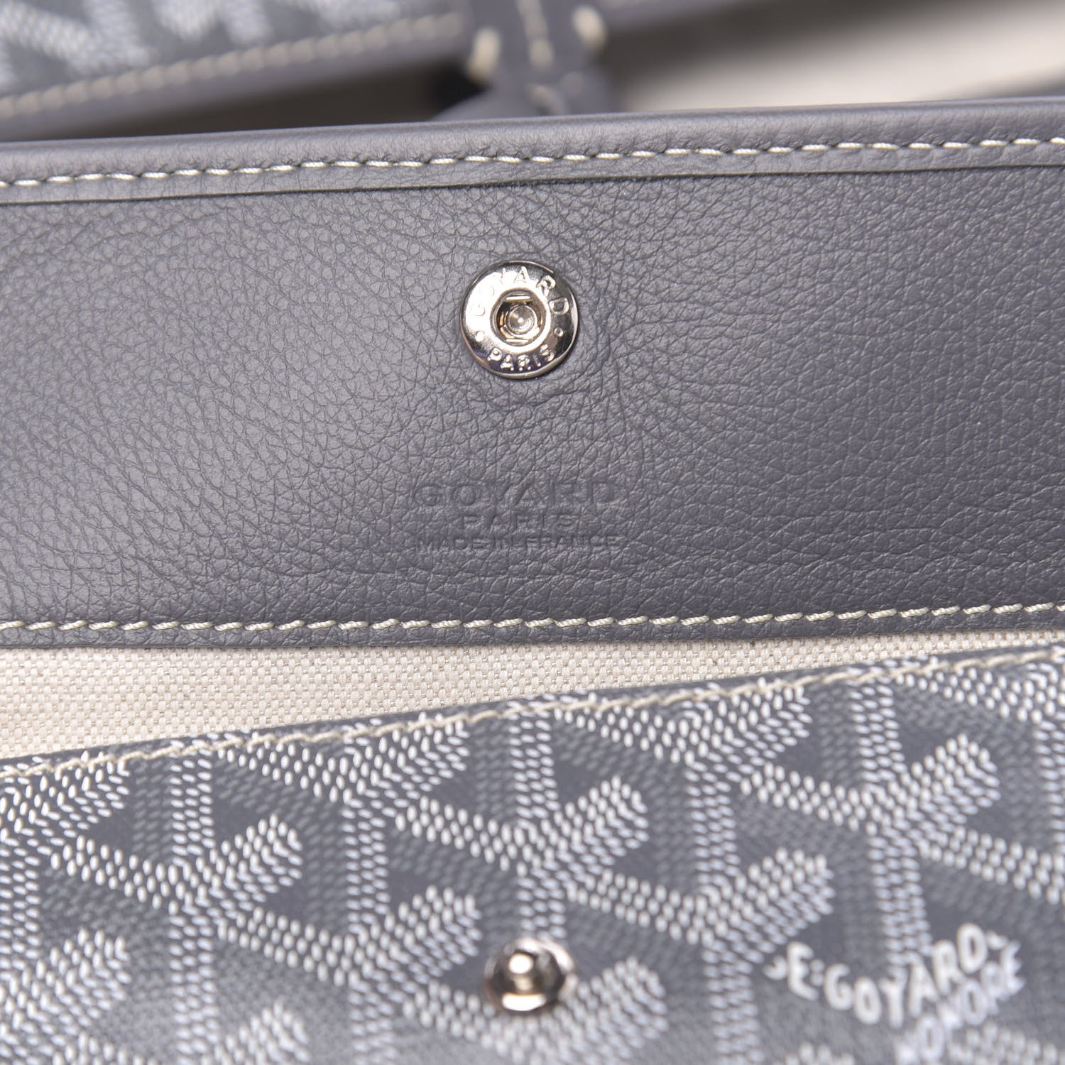 Goyard Goyardine Saint Louis PM Grey 6 of 12