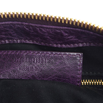 Balenciaga Agneau Giant 21 Gold Hardware Work Raisin 7 of 8