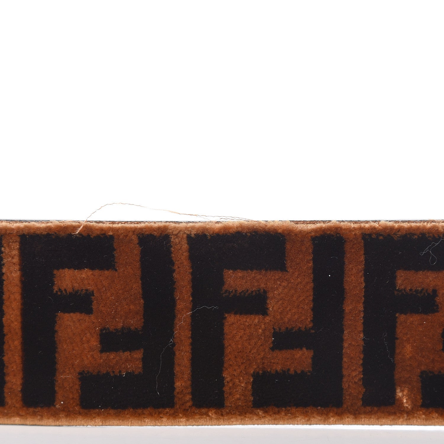 Fendi Velvet Tapestry FF Strap You Tobacco 10 of 10