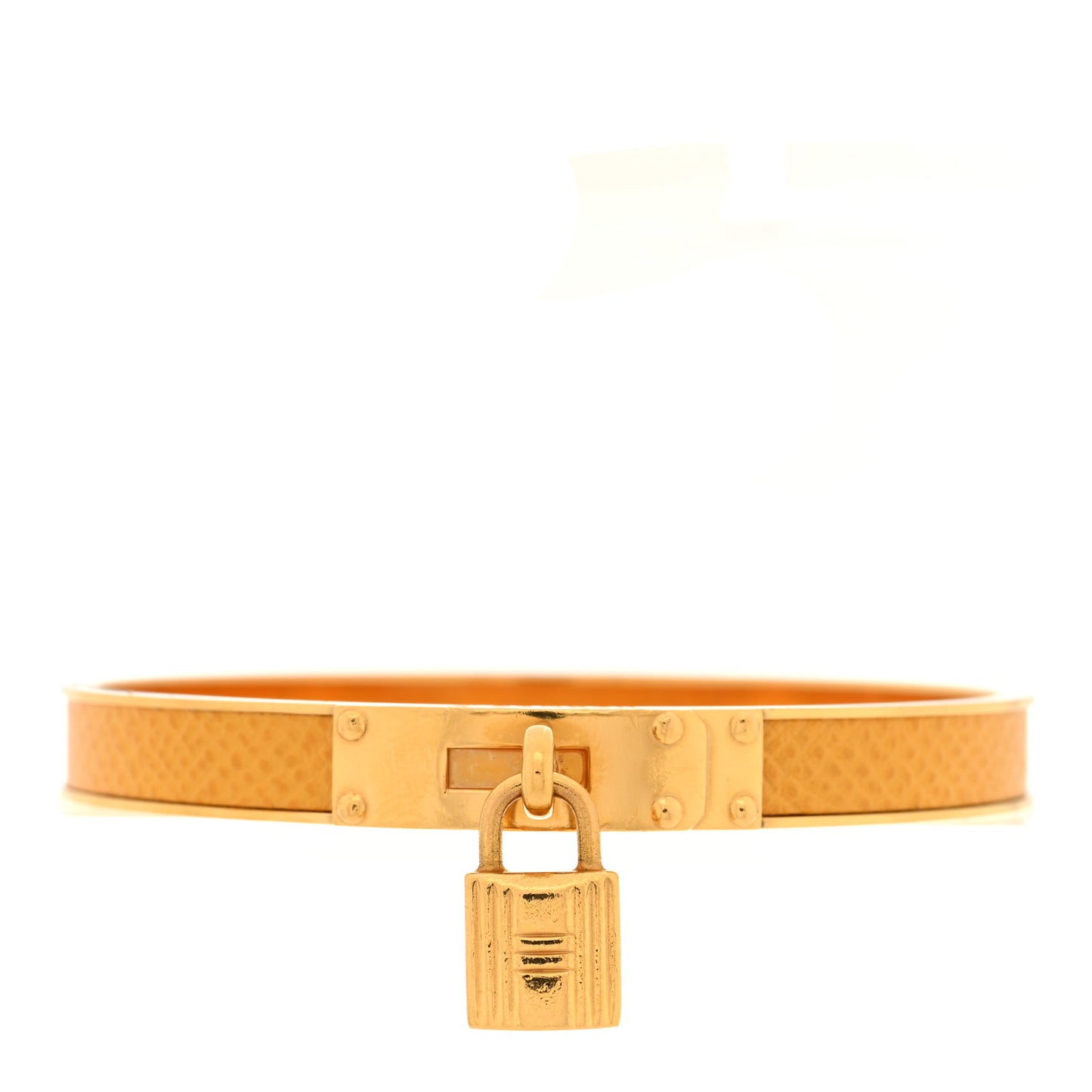 Courchevel Kelly Lock Cadena Bracelet Jaune